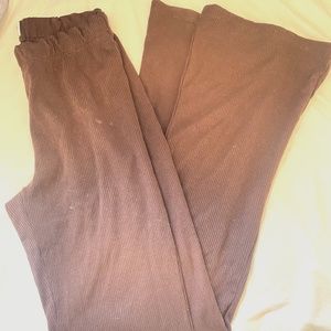 Sunday Best Ribbed Flare Pants